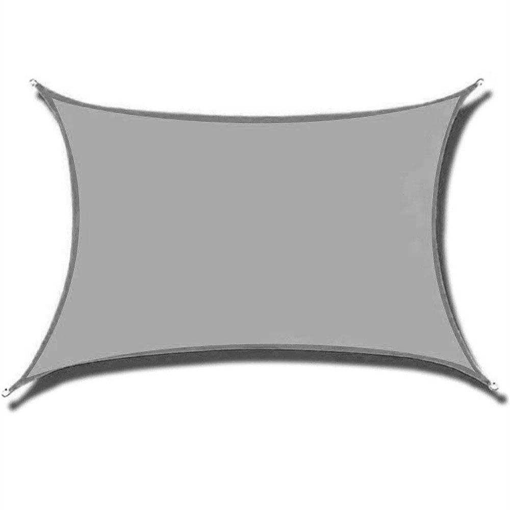 TK Vela de Sombra Impermeable Premium Protección UV Resistente a la Decoloración para Patios, Balcones y Jardines Comes con Grommets Anti-Oxidación