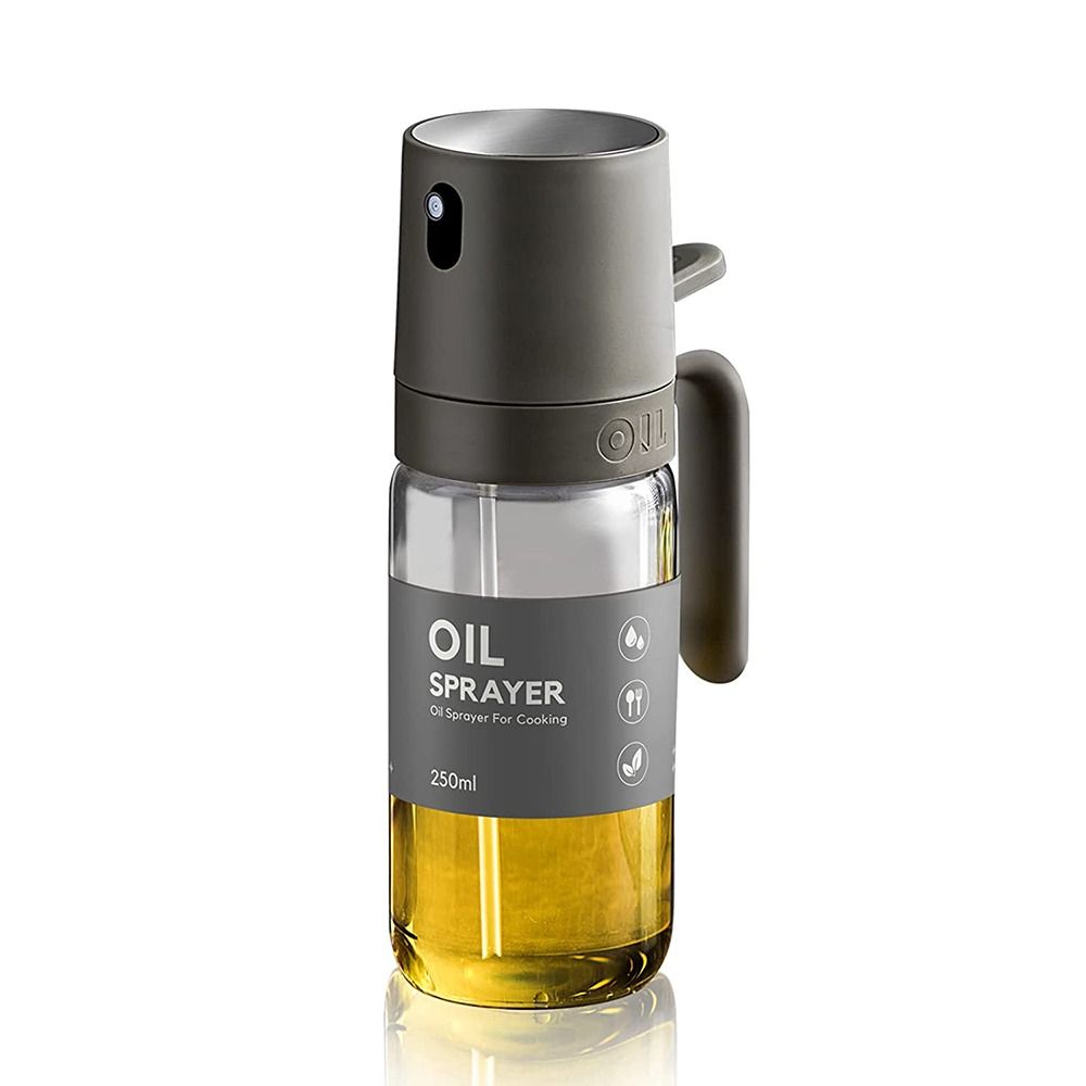 CA Pulverizador de aceite para cocina, botella pulverizadora de vidrio de 250 oz, pulverizador de aceite de oliva, dispensador de aceite, 8,5 ml