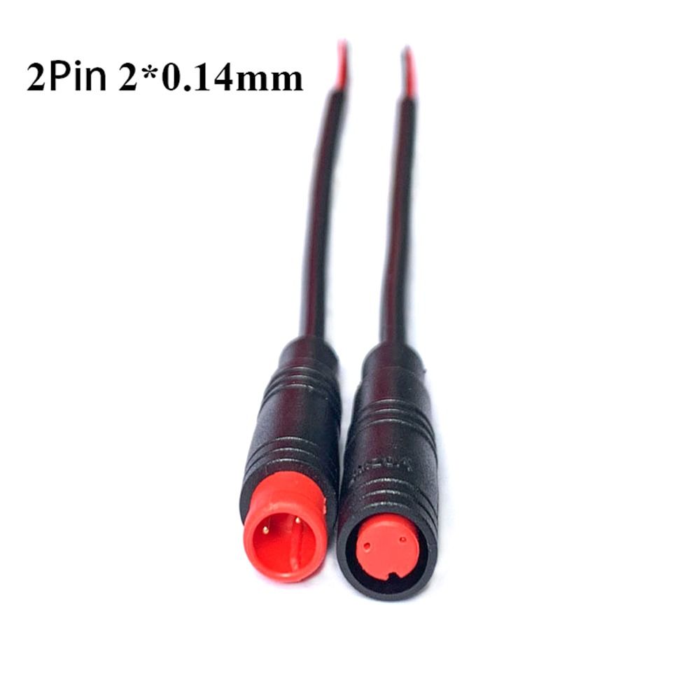 TK M8 Cable opcional para Ebike, Base de Pin de pantalla, conector impermeable, 2, 3, 4, 5, 6 pines