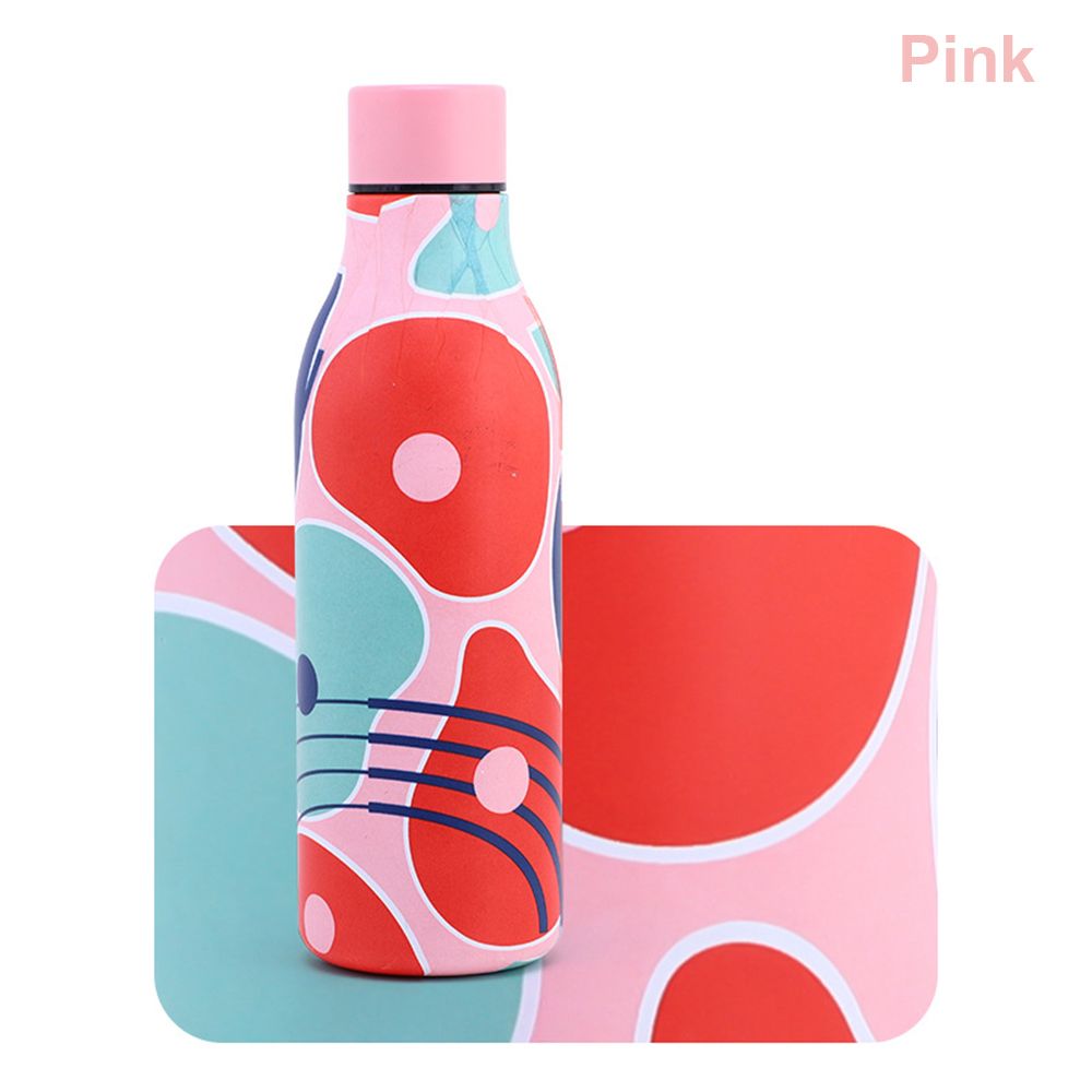 Om Home  Frasco de vacío aislado de doble de arce inoxidable, botella de Agua Deportiva para exteriores, Cola, Cerveza, vino, 550ml