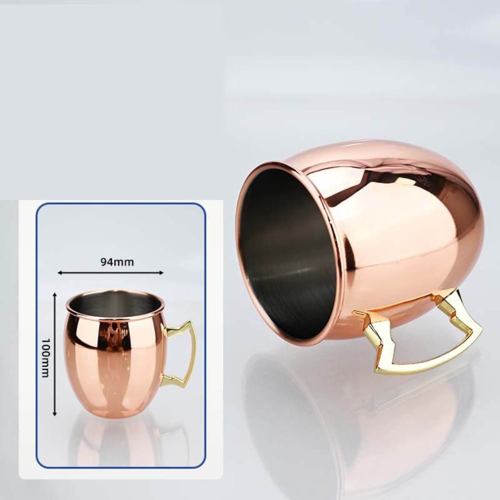 Taza de Cobre Puro de 500ml, Mule de Moscú engosada, Taza de Mula de Moscú, Taza de fin de año martillado, Taza de Mulas, cóceles, café, cerveza