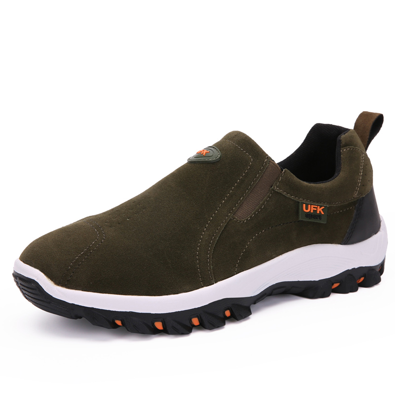 TK Zapatillas de Moda para Hombre Zapatos de Deporte Casuales de Talla Grande para Senderismo al Aire Libre Absorbentes de Choques