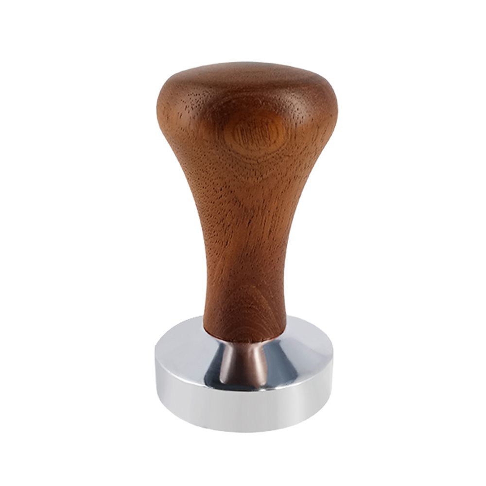 CA Tamper de café Espresso with Mango de Madera, Martillo de Polvo, distribuidor de café, 51mm, 53mm