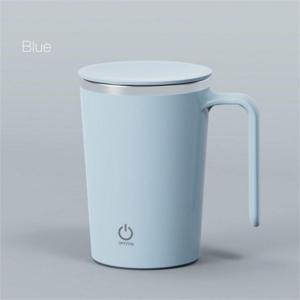 ZC Taza magnética giratoria portáil para persona perezosa, Taza mezcla automática, Taza mezcla inteligente, Taza de café con aire acondicionado