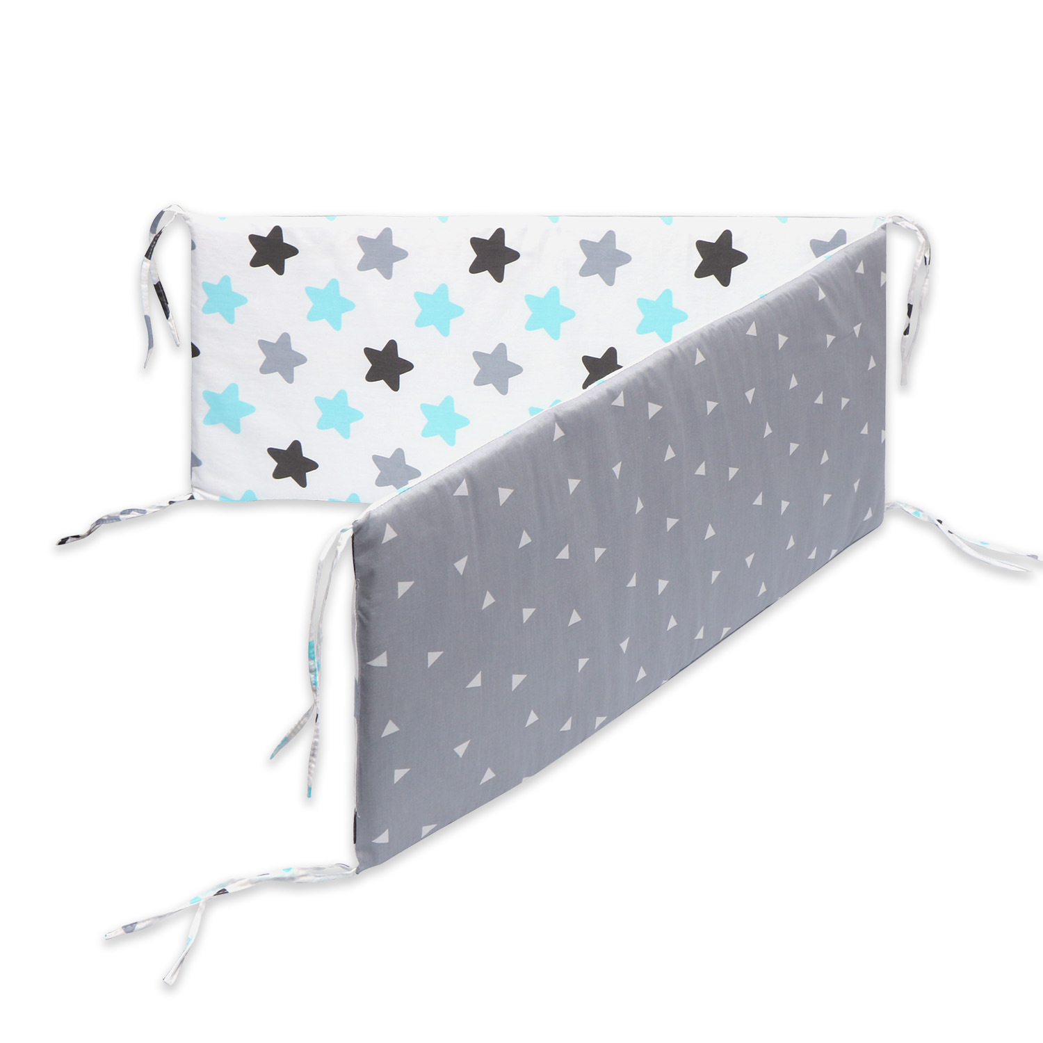 TK Parachoques para cuna de bebé, barreras circundantes con cremallera, valla de cama de algodón trenzada, Protector de cuna para recién nacidos anticolisión, decoración de habitación