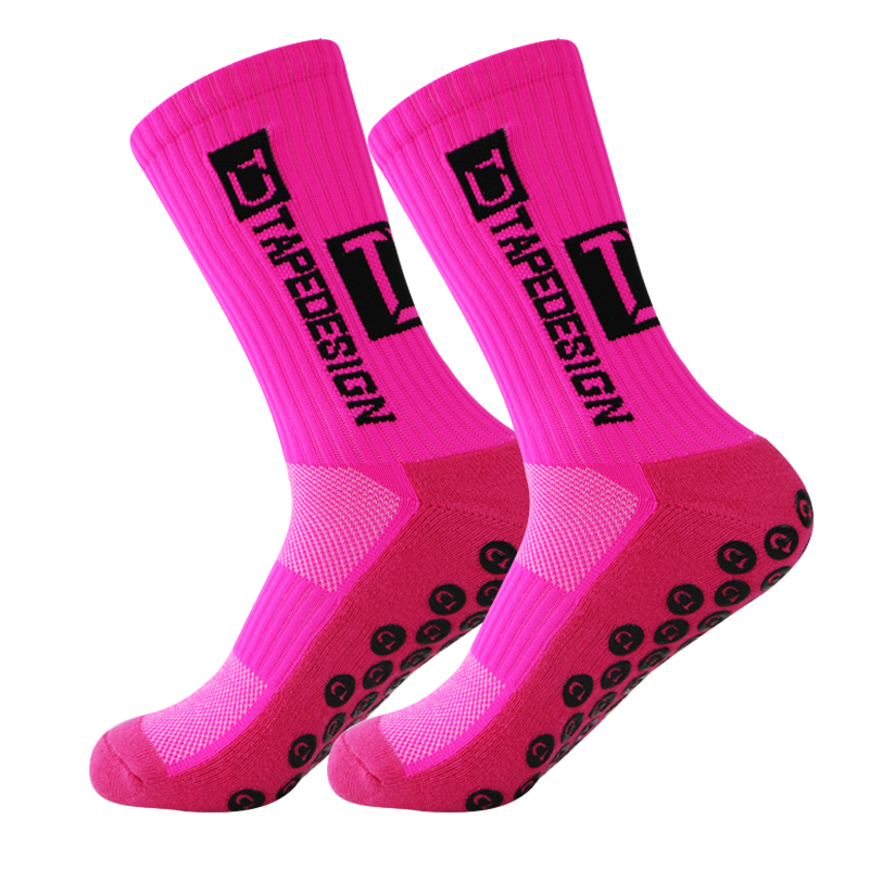 TK Calcetines de fútbol antideslizantes para hombre, medias deportivas de media pantorrilla, cálidas, EU38-45