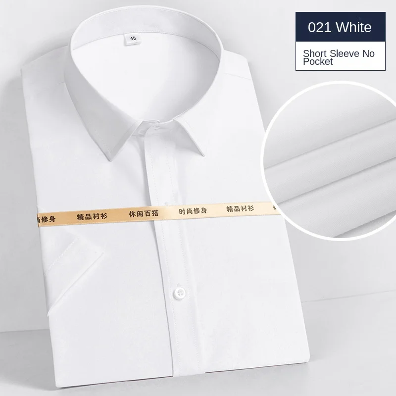TK Camisa de Negocios Casual para Hombres Manga Larga Ajuste Delgado Sensación Premium Talla Grande