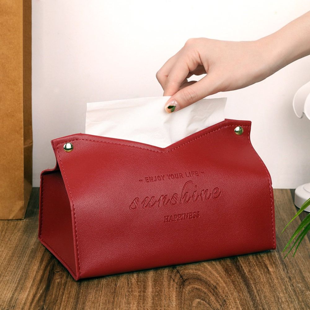 TK Caja de pañuelos de papel de almacenamiento grande de contenedor moderno, caja de pañuelos, servilletero, caja de pañuelos para coche