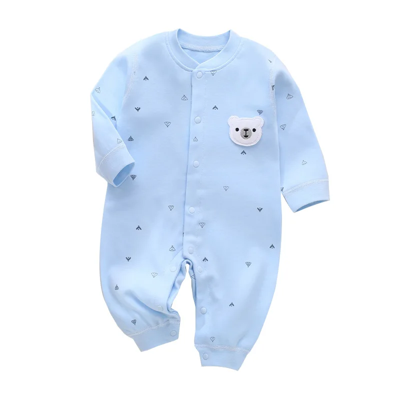 CA Ropa de bebé para recién nacido, monos decorativos de oso pequeño, artículos de algodón para niños de 0 a 24 meses