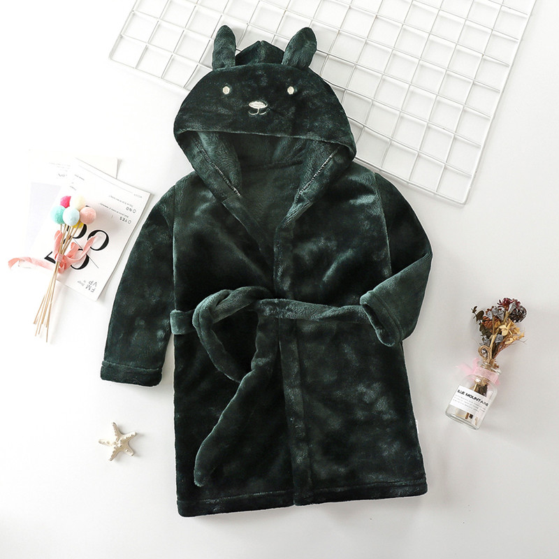 TK Ropa de dormir para Bebés, Bata para niños, Pijamas Lindos para el hogar, Invierno