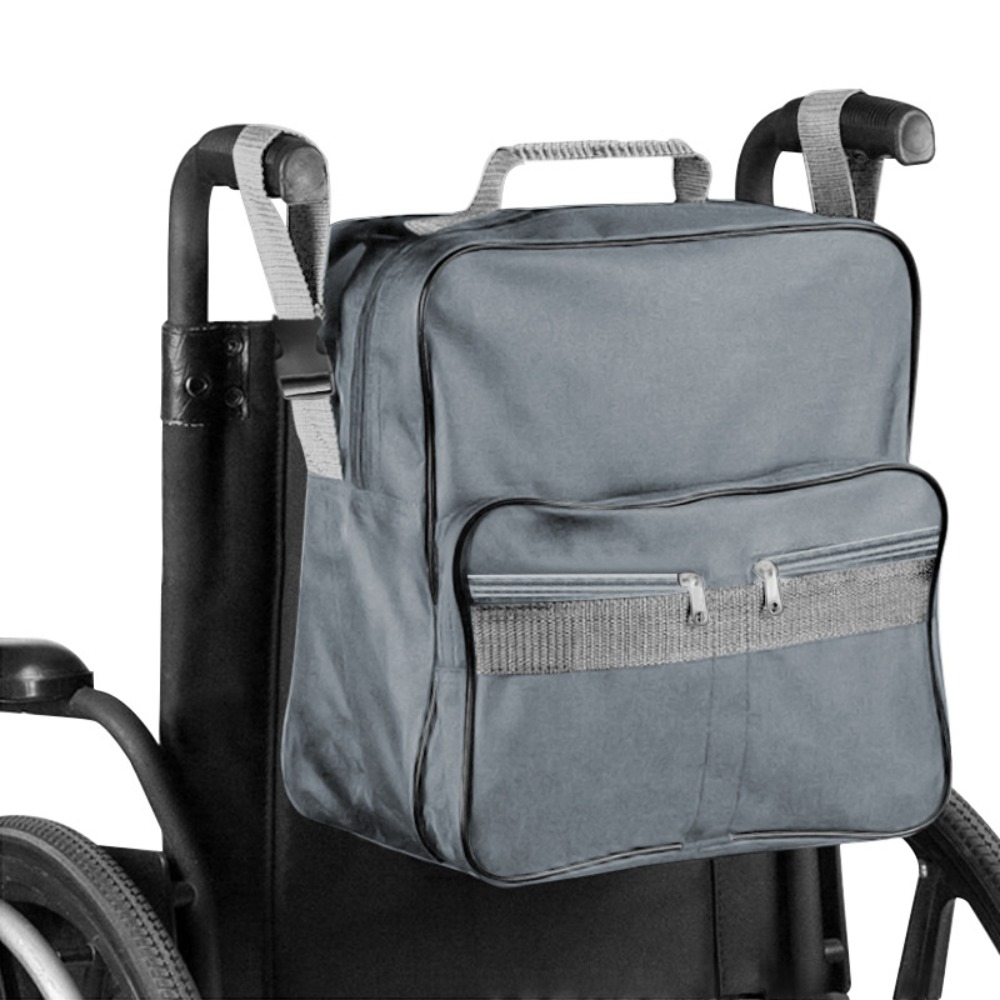 Bolsa de almacenamiento para Silla de gran capacidad con múltiples bolsos, Bolsa Colgante impermeable para Silla de gran capacidad con tapa, Bolsa portátil a parinete de Movilidad