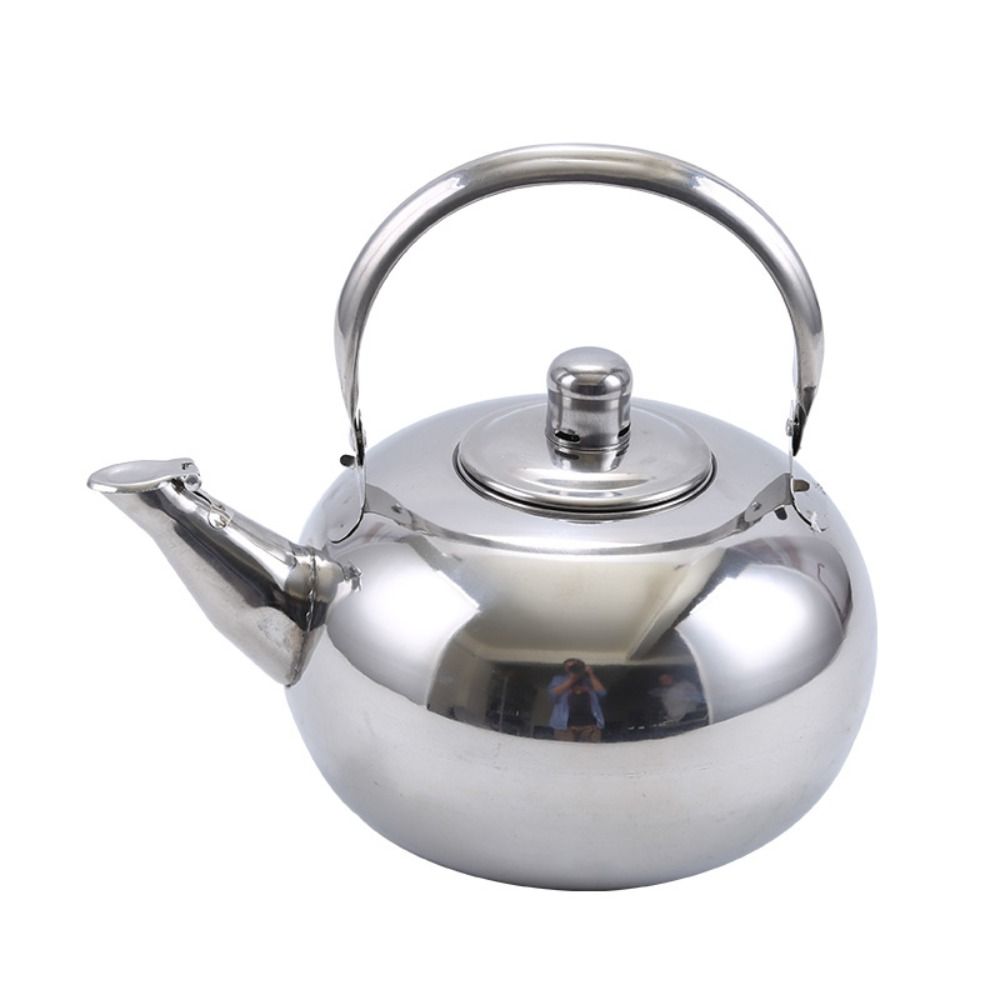 Hervidor de agua de gran capacidad, tetera de acero inoxidable, utensilios de cocina con filtro de infusor, hervidor de café para el hogar y la Oficina