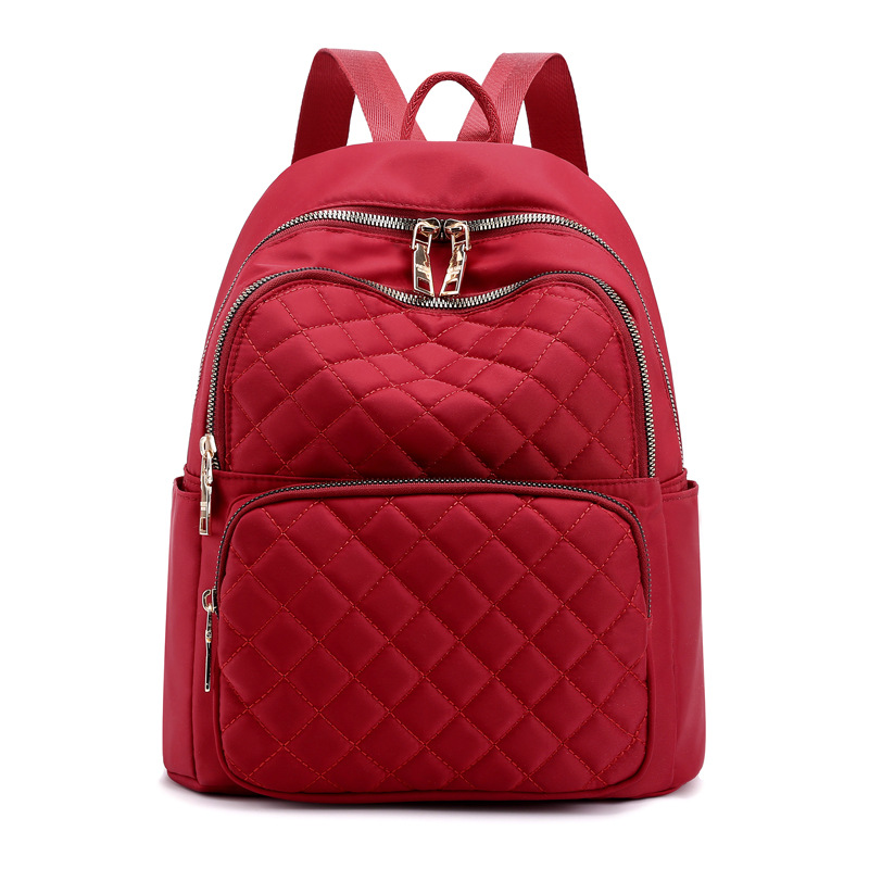Mochila para mujer Bolso de hombro Nylon impermeable Bolso Escolar informal Mochilas para mujer Mochila pequeña