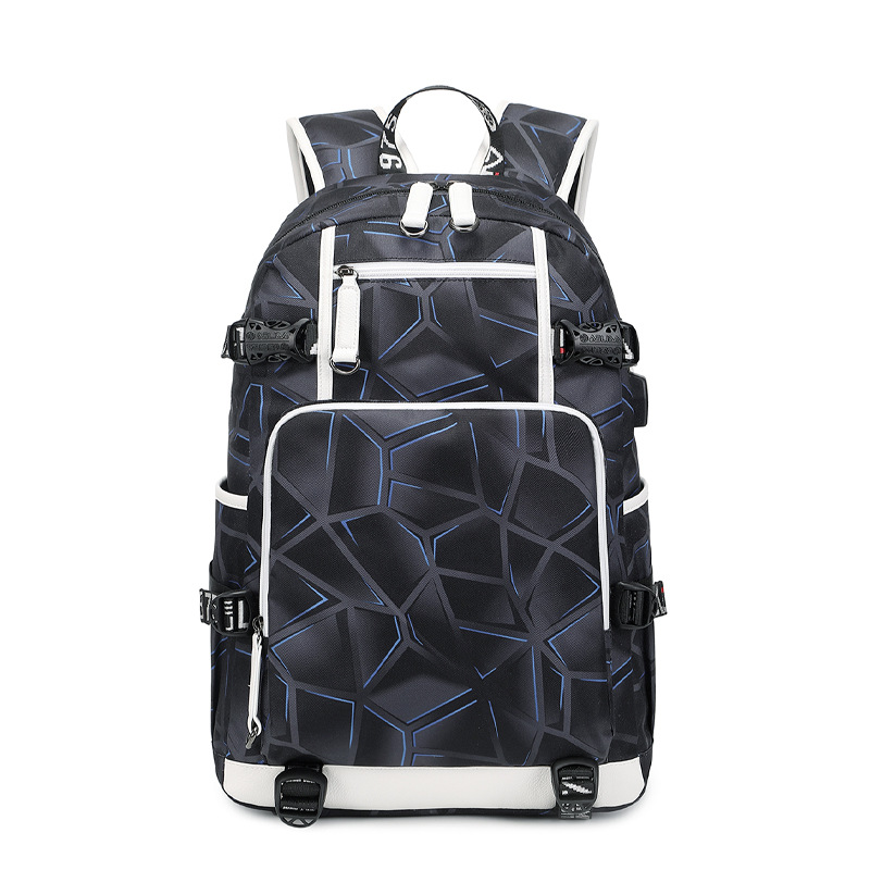 TK Mochila de Hombre Impermeable y Resistente Interfaz USB Ideal para Estudiantes, Viajes al Aire Libre y Ciudad