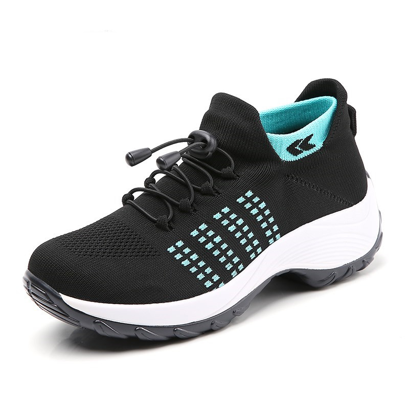 TK Zapatos de Caminada para Mujer Calcetines de Moda Zapatillas Transpirables Cómodos para Cuidado Postparto Plataforma Casual Loafers Antideslizantes
