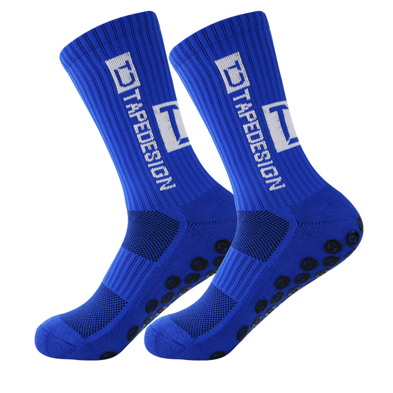 TK Calcetines de fútbol antideslizantes para hombre, medias deportivas de media pantorrilla, cálidas, EU38-45