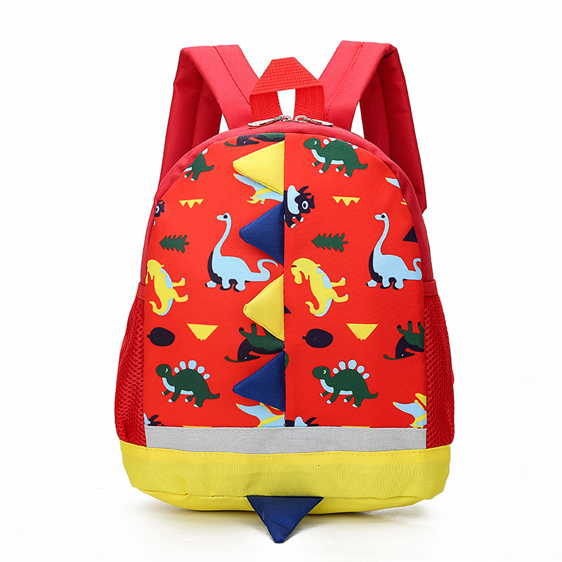Mochilas escolares con dibujos de dinosaurios para niños pequeños, mochilas de guardería