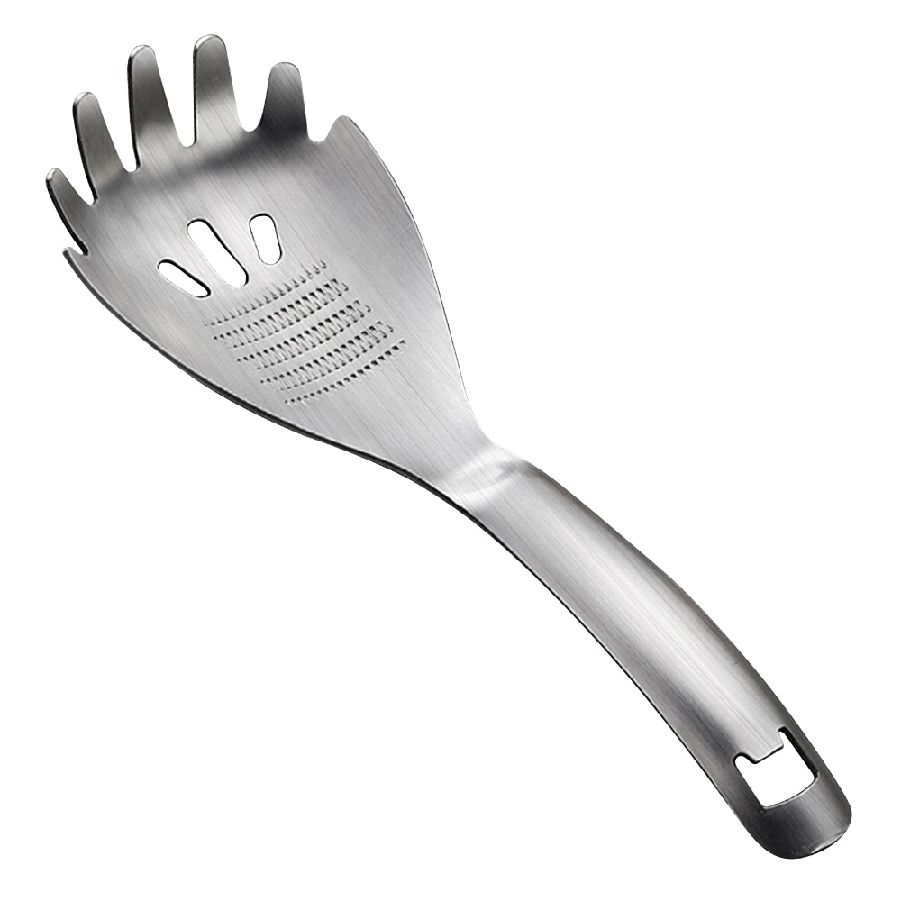 TK Cuchara para Pasta Ranurada de Acero Inoxidable 304, Resistente, Fácil de Limpiar, Separador de Yemas de Huevo, Multifuncional, Triturador de Patatas, Utensilio de Cocina