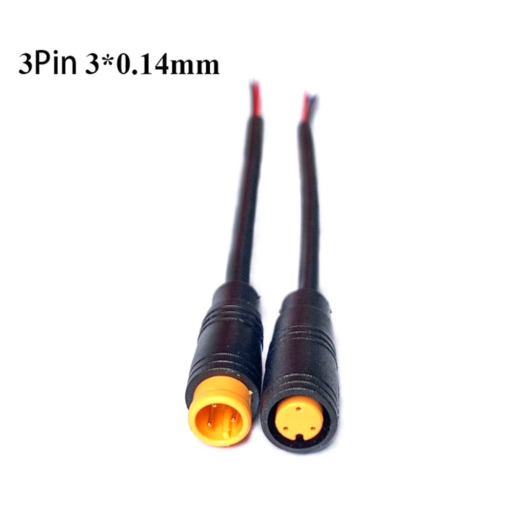 TK M8 Cable opcional para Ebike, Base de Pin de pantalla, conector impermeable, 2, 3, 4, 5, 6 pines