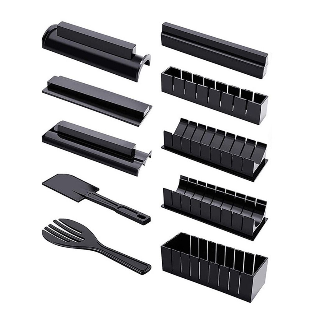 CA Kit de herramientas para hacer Sushi, utentilio antiadherente para Hacer bolas de arroz japonesas, Molde para Rollo de pastel, 3/10 piezas, Nuevo