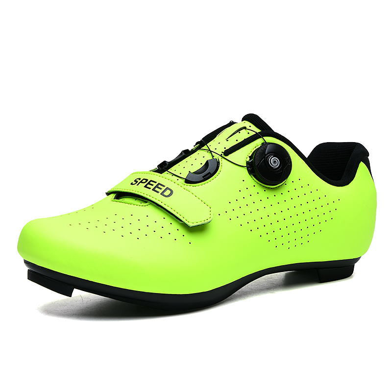 Nuevos zapatos de bicicleta de carretera, zapatillas de ciclismo para hombres, zapatillas de deporte para clítoris de montaña, tacos de ruta, zapatos planos de velocidad para bicicleta de cross, zapatos de Pedal Spd para mujeres