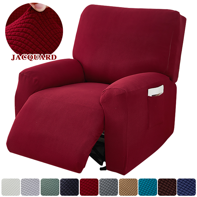 DUDUME Funda elástica de Jacquard para sofá reclinable, cubierta protectora para sillón perezoso, decoración del hogar