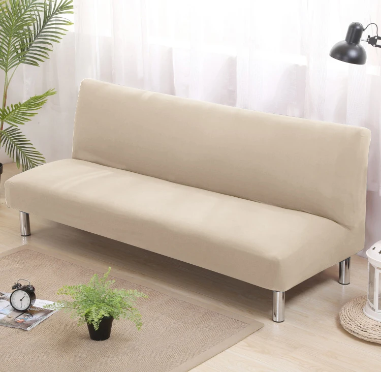 OmHO Funda elástico para sofá cama sin reposabrazos, cubierta ajustada, Flexible, para banquete, Hotel, disponible