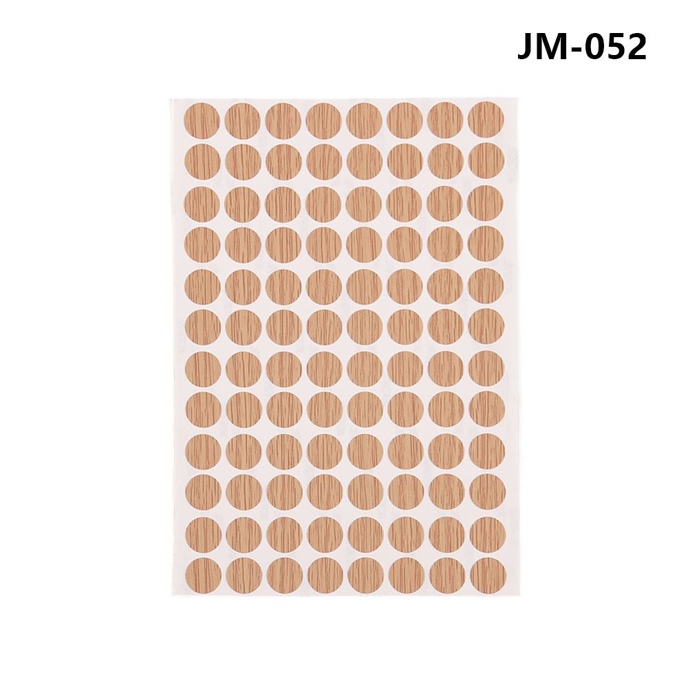 TK Tornillos de decoración autoadhesivos para muebles, cubiertas de tuercas, tapa protectora, películas decorativas, 96 piezas/hoja