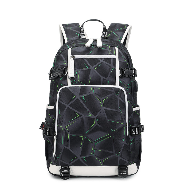 TK Mochila de Hombre Impermeable y Resistente Interfaz USB Ideal para Estudiantes, Viajes al Aire Libre y Ciudad