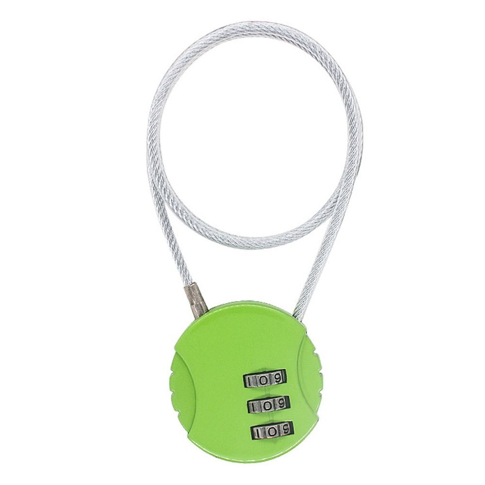 TK Candado de dígitos de cuerda de alambre extendida, candado de combinación inteligente, candado de contraseña, candado de casco de motocicleta, candado antirrobo
