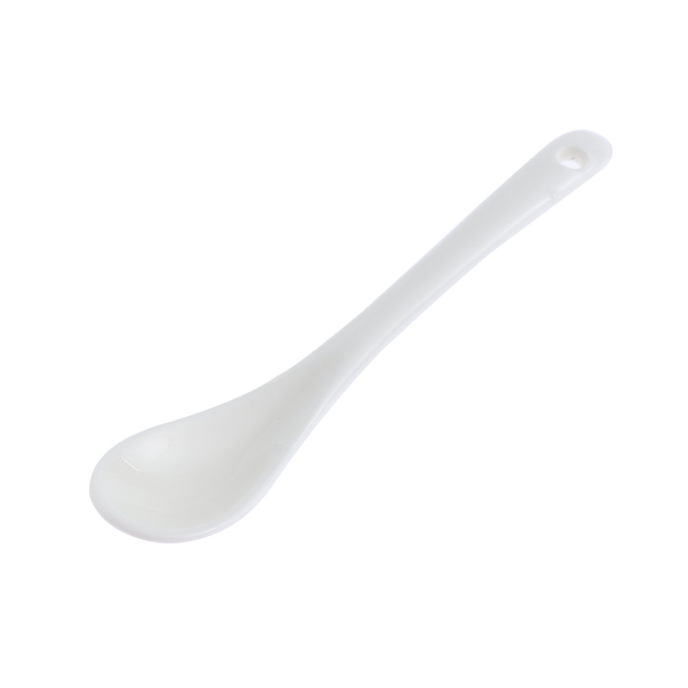 CA Mini Hojas de Porcelana de Cerámica para Cocina, té, café, Azúcar, cartel, Helado, cuadernos de Cerámica, Mango Largo, 1 Pieza