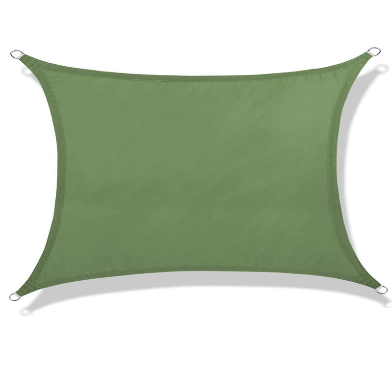 TK Vela de Sombra Impermeable Premium Protección UV Resistente a la Decoloración para Patios, Balcones y Jardines Comes con Grommets Anti-Oxidación