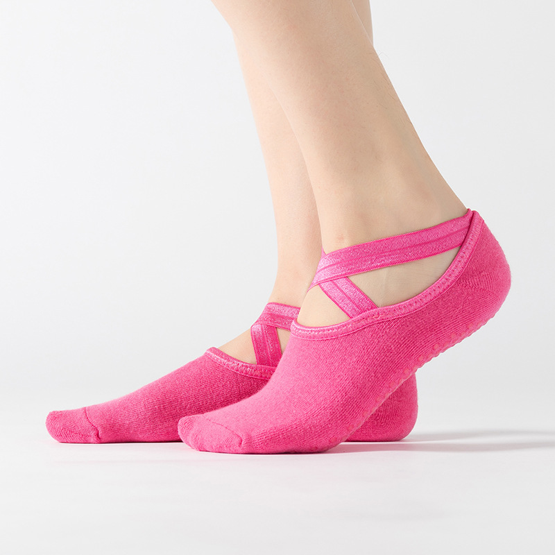 Calcetines de Yoga antideslizantes de secado rápido para mujer, medias de Ballet, Pilates, buen agarre, alta calidad