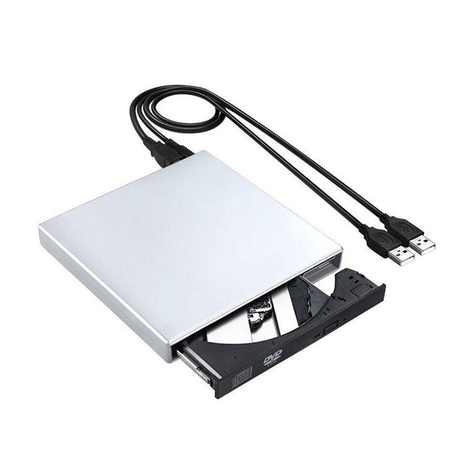 Reproductor de DVD externo USB para PC y portátil, Unidad de reproducción de CD RW