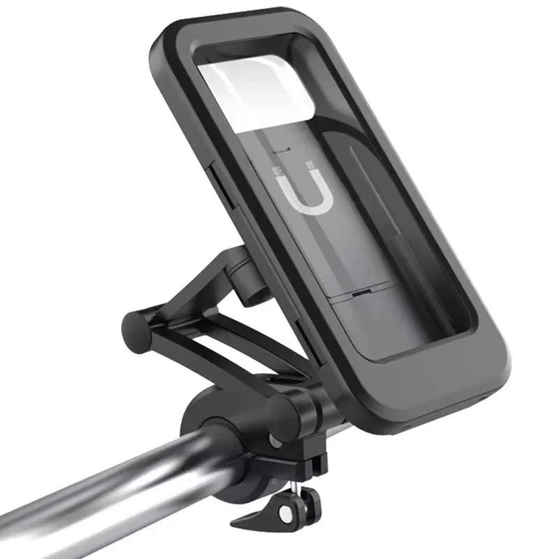 TK Soporte impermeable para teléfono móvil para motocicleta, soporte Universal para bicicleta, GPS, giratorio 360 ° , ajustable