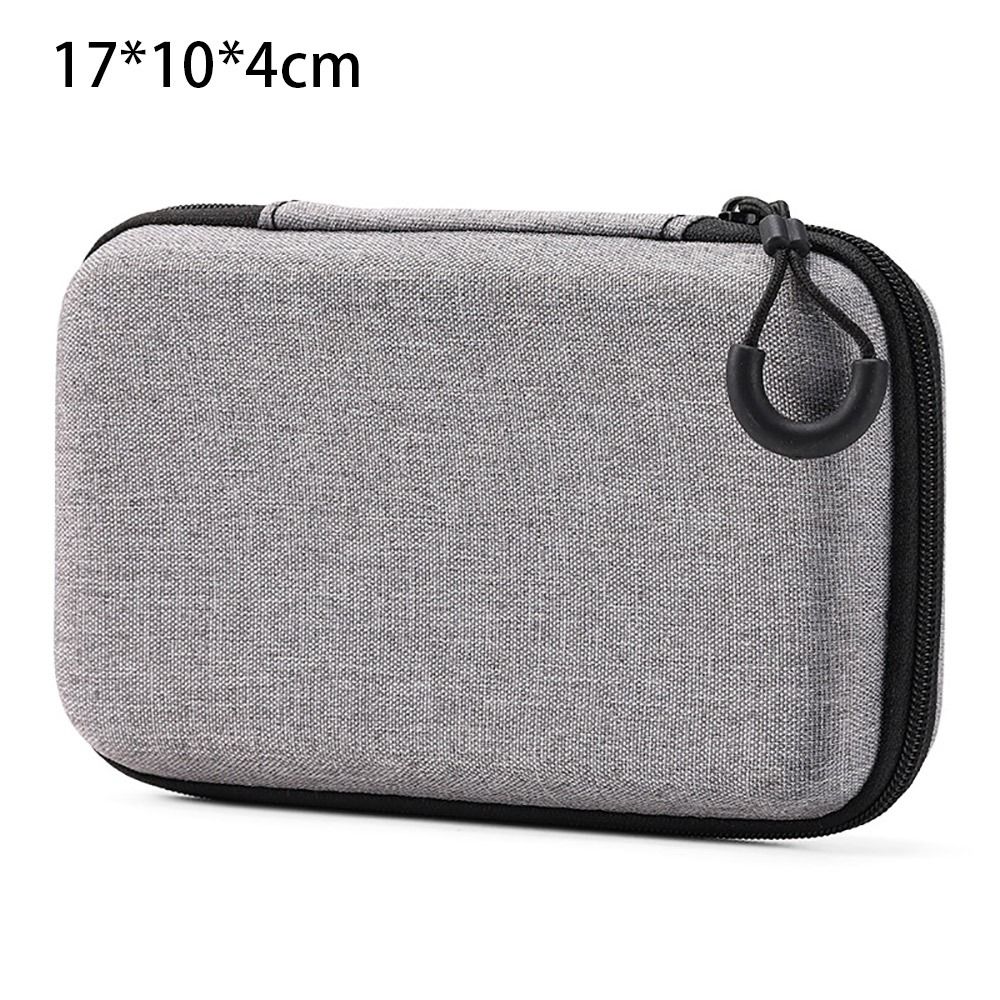 TK Bolsa de almacenamiento EVA para auriculares/teléfono/Cable de carga, funda para auriculares con cremallera, accesorios digitales portátiles, 1 Uds.