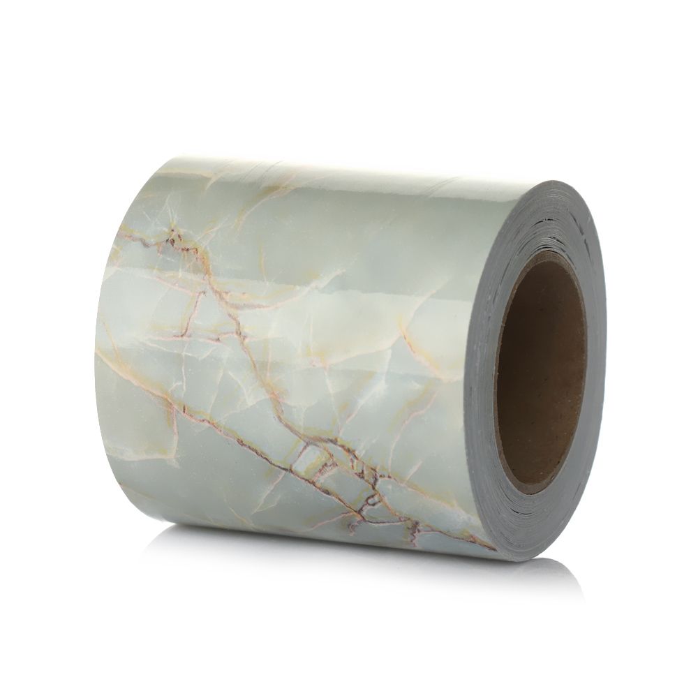 TK Calcomanías de vinilo autoadhesivas para decoración del hogar, pegatinas de borde de pared de zócalo de mármol, papel tapiz de línea de cintura