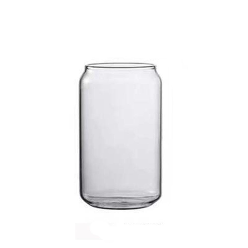 CA Vase de Vidrio transparente with form de Late de cerveza, Taza Alto de Vidrio de borosilicato para Beber Leche, jugo de té, Café y Vino