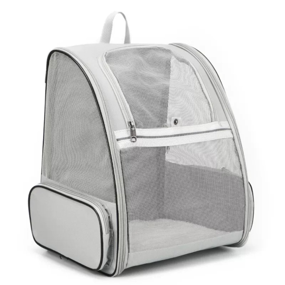 Mochila portátil para mascotas, bolsas plegables de viaje de gran capacidad para cachorros, bolsa de transporte cómoda y transpirable para gatos